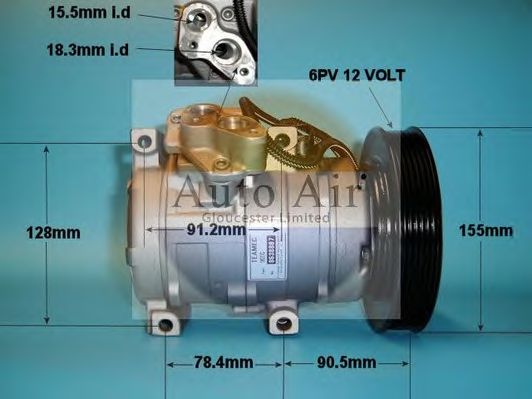 Компрессор, кондиционер AUTO AIR GLOUCESTER 14-1183AR