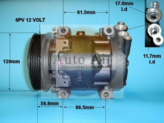 Компрессор, кондиционер AUTO AIR GLOUCESTER 14-1204R