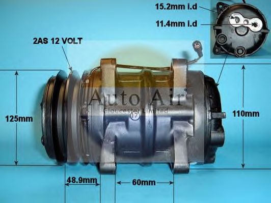 Компрессор, кондиционер AUTO AIR GLOUCESTER 14-1234R