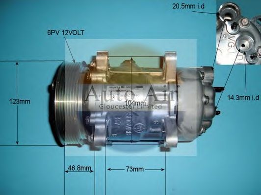 Компрессор, кондиционер AUTO AIR GLOUCESTER 14-1437