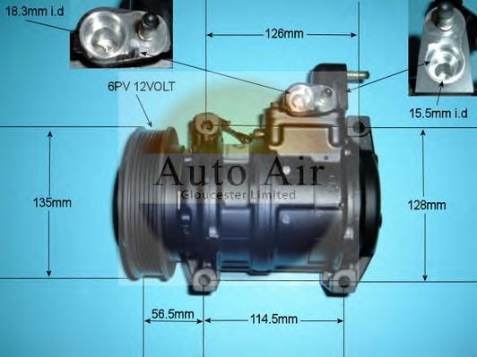 Компрессор, кондиционер AUTO AIR GLOUCESTER 14-3040R
