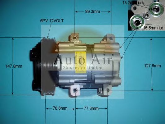 Компрессор, кондиционер AUTO AIR GLOUCESTER 14-4441