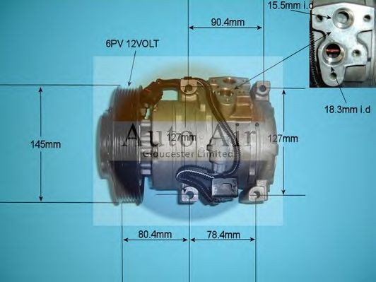 Компрессор, кондиционер AUTO AIR GLOUCESTER 14-5341R