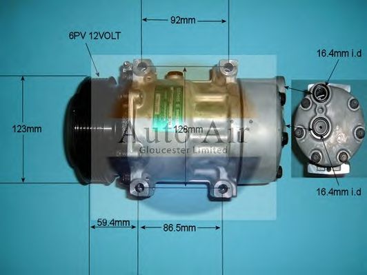 Компрессор, кондиционер AUTO AIR GLOUCESTER 14-8074