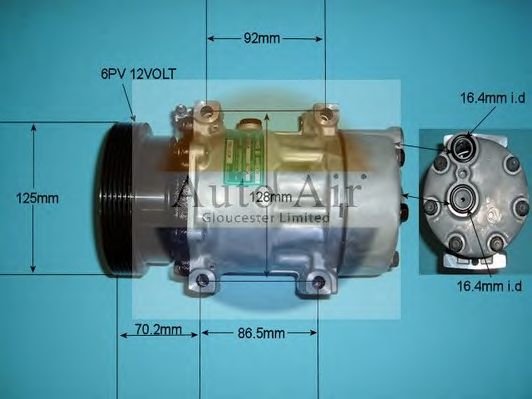 Компрессор, кондиционер AUTO AIR GLOUCESTER 14-8075