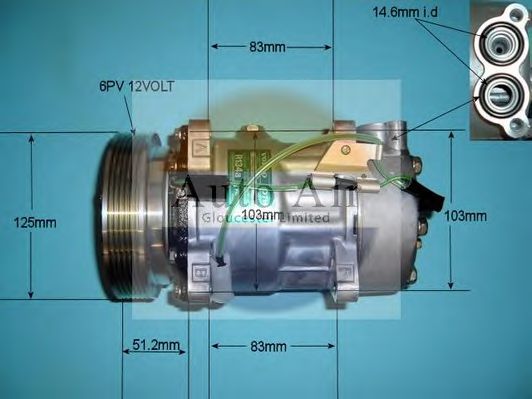 Компрессор, кондиционер AUTO AIR GLOUCESTER 14-9686