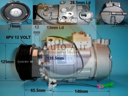 Компрессор, кондиционер AUTO AIR GLOUCESTER 14-9692P