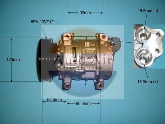 Компрессор, кондиционер AUTO AIR GLOUCESTER 14-1240