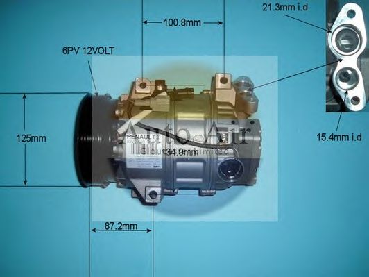 Компрессор, кондиционер AUTO AIR GLOUCESTER 14-9733