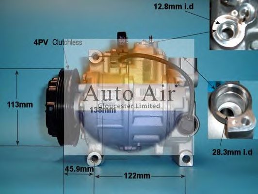 Компрессор, кондиционер AUTO AIR GLOUCESTER 14-1251