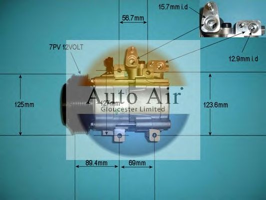 Компрессор, кондиционер AUTO AIR GLOUCESTER 14-1441