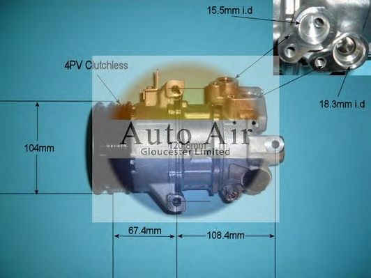 Компрессор, кондиционер AUTO AIR GLOUCESTER 14-7003