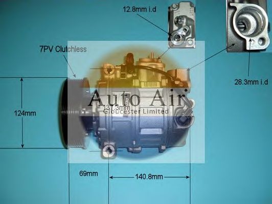 Компрессор, кондиционер AUTO AIR GLOUCESTER 14-7006