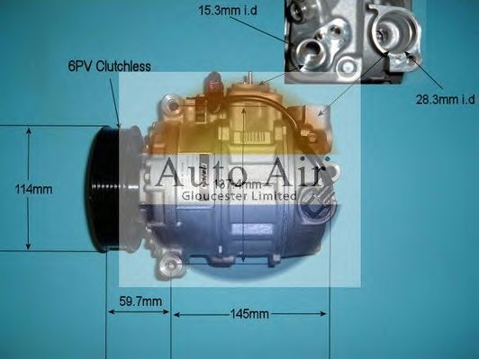 Компрессор, кондиционер AUTO AIR GLOUCESTER 14-9652