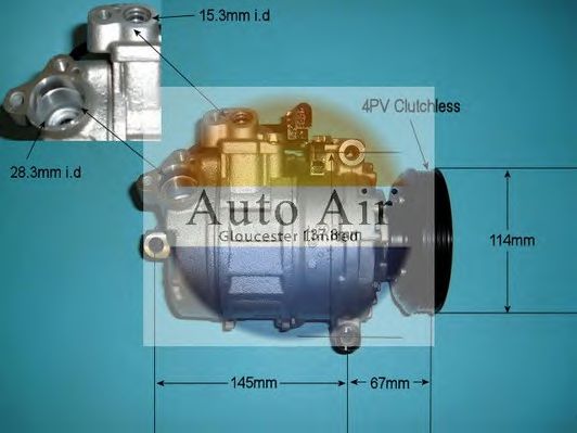 Компрессор, кондиционер AUTO AIR GLOUCESTER 14-9697P