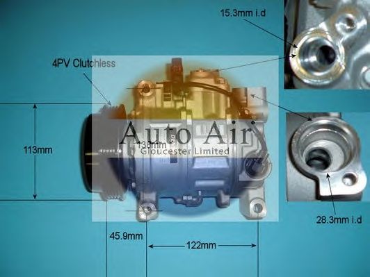 Компрессор, кондиционер AUTO AIR GLOUCESTER 14-9730