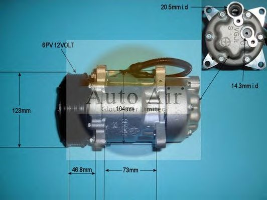 Компрессор, кондиционер AUTO AIR GLOUCESTER 14-1437R