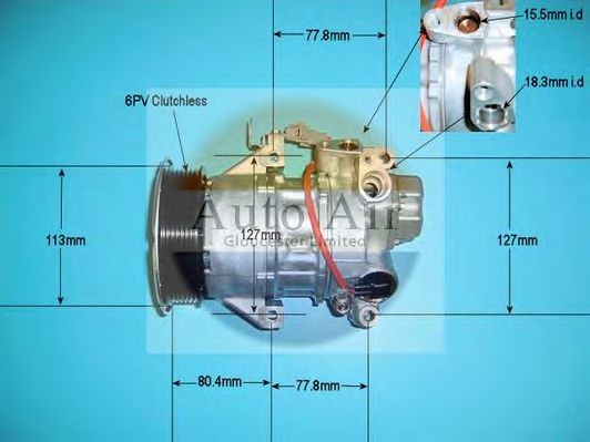 Компрессор, кондиционер AUTO AIR GLOUCESTER 14-6207