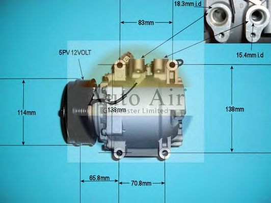 Компрессор, кондиционер AUTO AIR GLOUCESTER 14-9747P