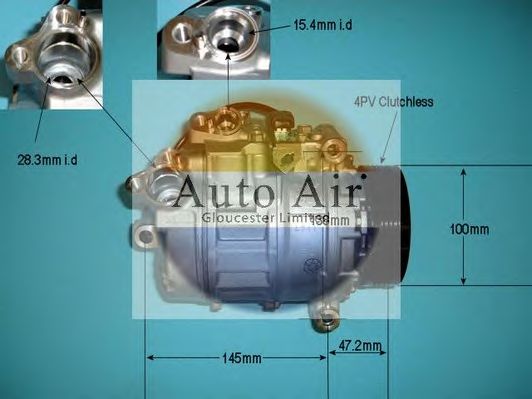 Компрессор, кондиционер AUTO AIR GLOUCESTER 14-9643