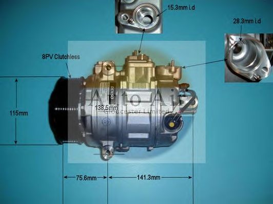 Компрессор, кондиционер AUTO AIR GLOUCESTER 14-0051