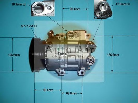 Компрессор, кондиционер AUTO AIR GLOUCESTER 14-1459