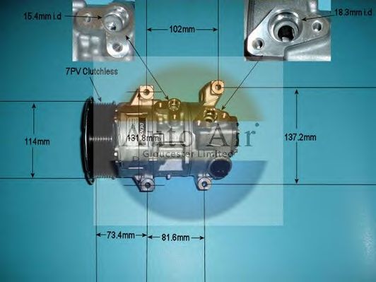 Компрессор, кондиционер AUTO AIR GLOUCESTER 14-6208