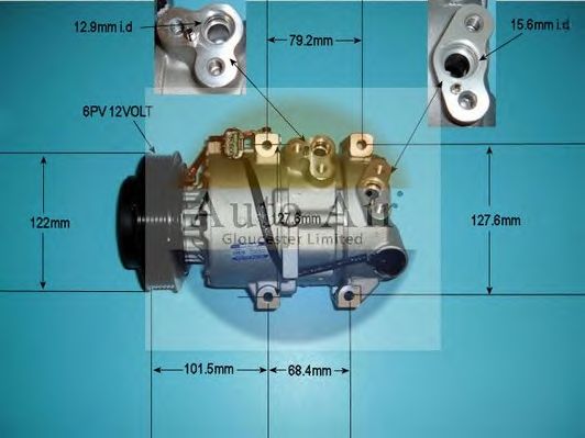 Компрессор, кондиционер AUTO AIR GLOUCESTER 14-9772