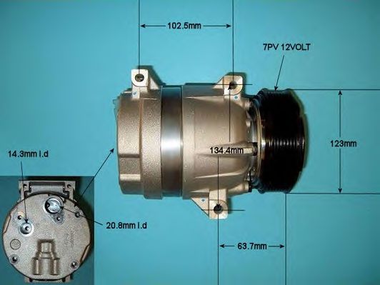 Компрессор, кондиционер AUTO AIR GLOUCESTER 14-1118P