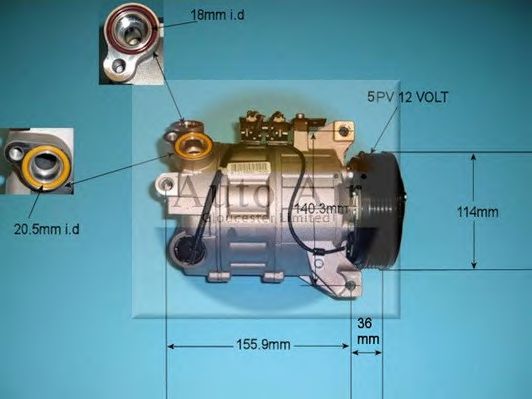 Компрессор, кондиционер AUTO AIR GLOUCESTER 14-1310