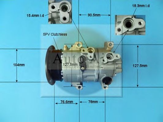 Компрессор, кондиционер AUTO AIR GLOUCESTER 14-4325P