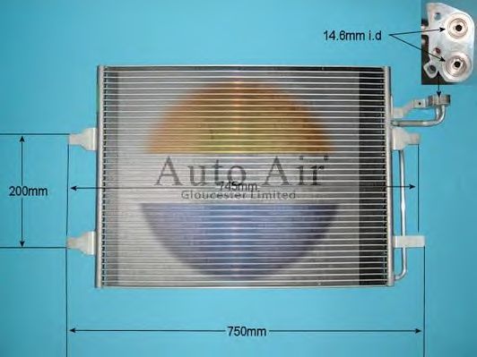 Конденсатор, кондиционер AUTO AIR GLOUCESTER 16-0010