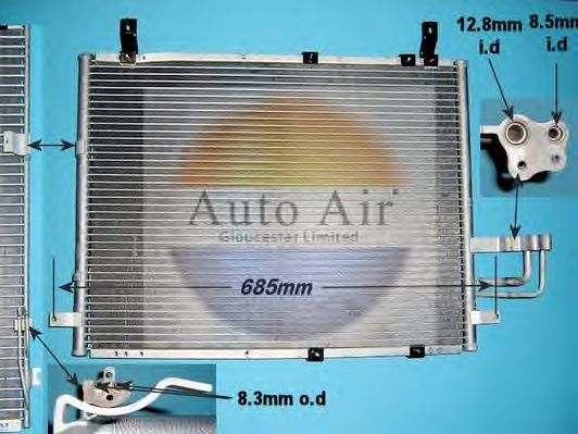 Конденсатор, кондиционер AUTO AIR GLOUCESTER 16-1076