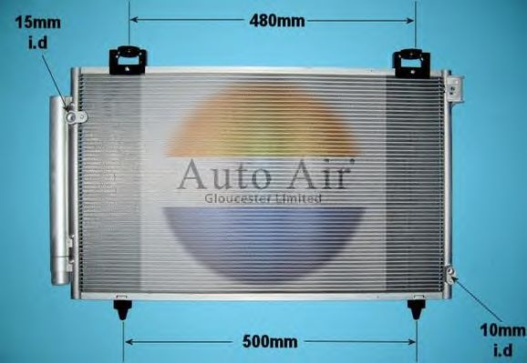 Конденсатор, кондиционер AUTO AIR GLOUCESTER 16-1092