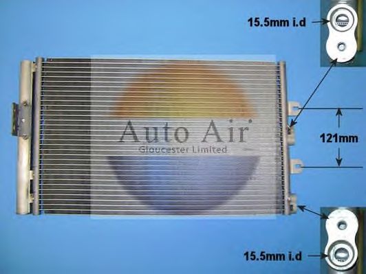 Конденсатор, кондиционер AUTO AIR GLOUCESTER 16-1102