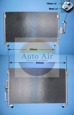 Конденсатор, кондиционер AUTO AIR GLOUCESTER 16-1220