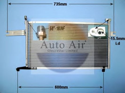 Конденсатор, кондиционер AUTO AIR GLOUCESTER 16-1235