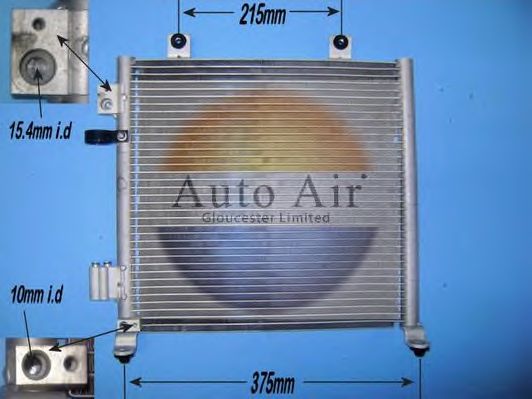 Конденсатор, кондиционер AUTO AIR GLOUCESTER 16-1292