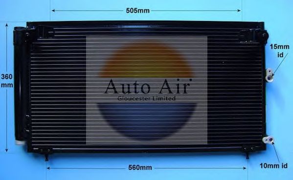 Конденсатор, кондиционер AUTO AIR GLOUCESTER 16-3935
