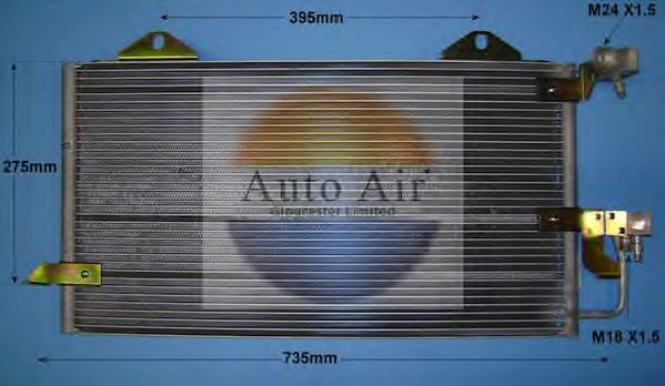 Конденсатор, кондиционер AUTO AIR GLOUCESTER 16-4883