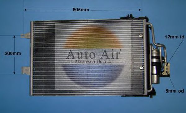 Конденсатор, кондиционер AUTO AIR GLOUCESTER 16-6218