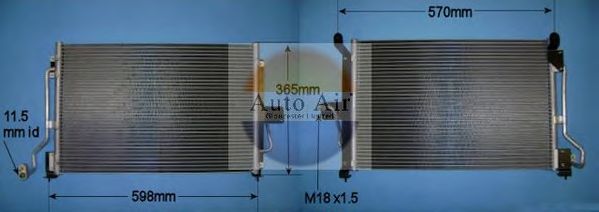 Конденсатор, кондиционер AUTO AIR GLOUCESTER 16-8012