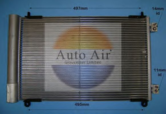 Конденсатор, кондиционер AUTO AIR GLOUCESTER 16-8911