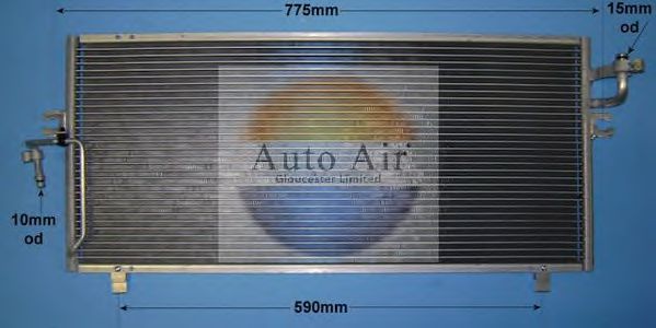 Конденсатор, кондиционер AUTO AIR GLOUCESTER 16-9120