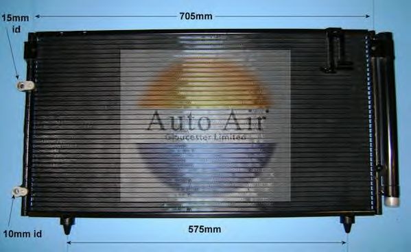 Конденсатор, кондиционер AUTO AIR GLOUCESTER 16-9401