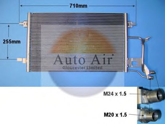 Конденсатор, кондиционер AUTO AIR GLOUCESTER 16-9564