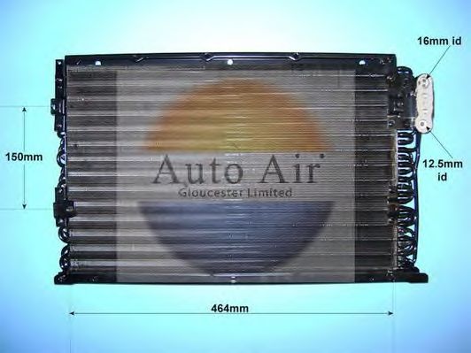 Конденсатор, кондиционер AUTO AIR GLOUCESTER 16-9744