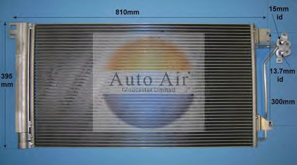 Конденсатор, кондиционер AUTO AIR GLOUCESTER 16-9964A