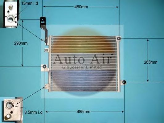 Конденсатор, кондиционер AUTO AIR GLOUCESTER 16-1362