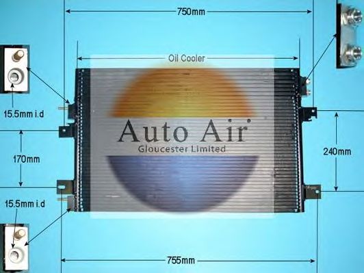 Конденсатор, кондиционер AUTO AIR GLOUCESTER 16-6221